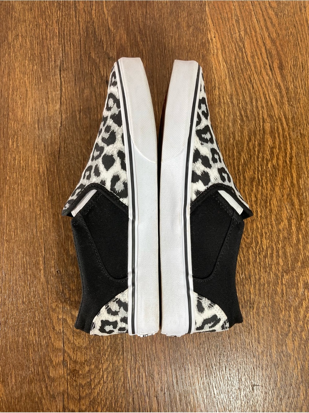 Vans Asher Classic Slip On Sneaker Women’s Size 9 Leopard/Black - Picture 6 of 8